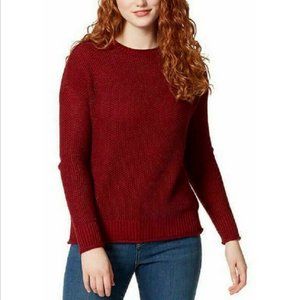 NWT Jessica Simpson Women's Crew Neck Winter Sweater Size 2XL Red 4HL310